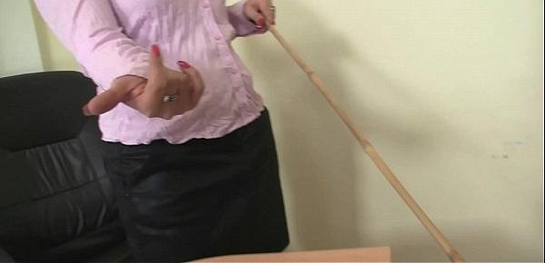  Busty office mature in white stockings begging for sex